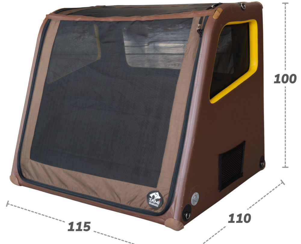 TAMI Hundebox Kofferraum XXL Maße (Länge-Breite-Höhe)