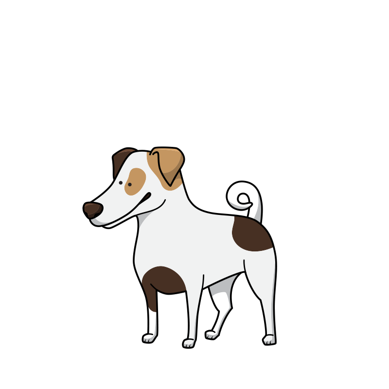 small dog graphic