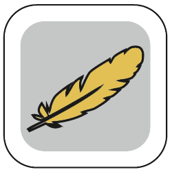 Leicht wie Feder Icon